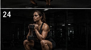 Sentadilla copa (goblet squat)