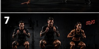 Circuito de burpees 20 minutos