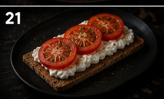Tomates cherry con mozzarella